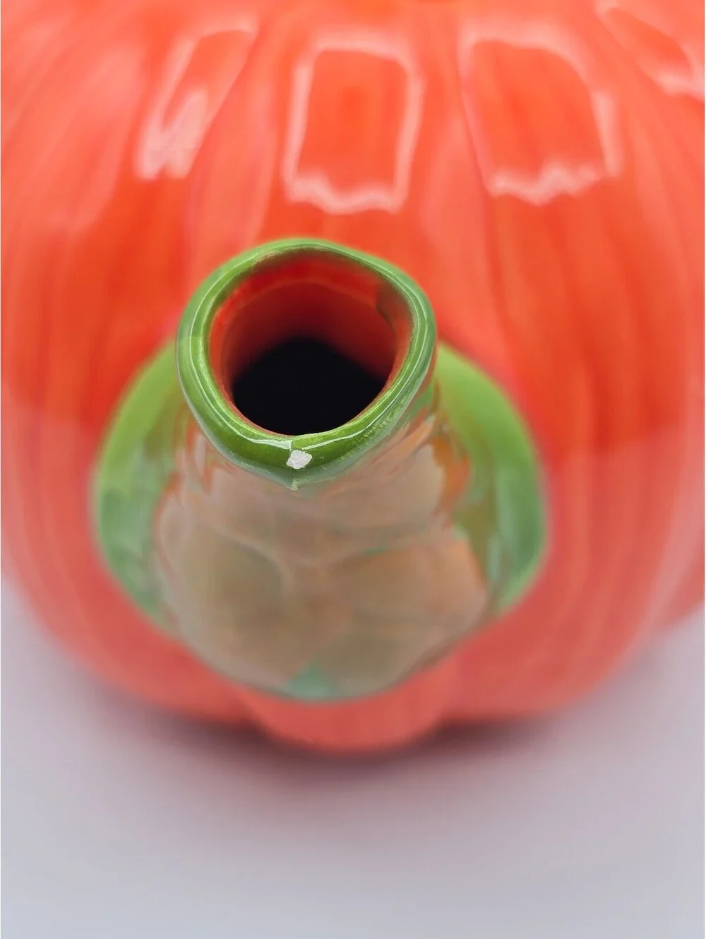 Vintage Hard to Find FWC Pumpkin Teapot with Squirrel Lid The Cook's Bazaar